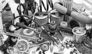 قطعات یدکی و اتومبیل آسیب دیده