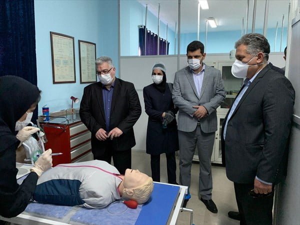 بازدید معاون علمی دانشگاه علوم پزشکی آزاد اسلامی تهران