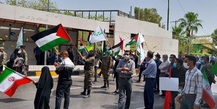 راهپیمایی راهپیمایی روز جهانی قدس در هرمزگان آغاز شد