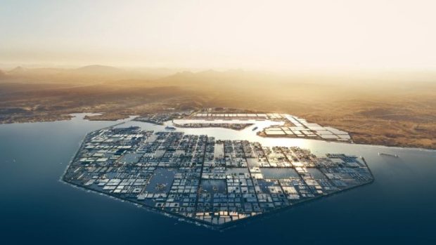 عربستان شهر شناور اوکساگون عربستان