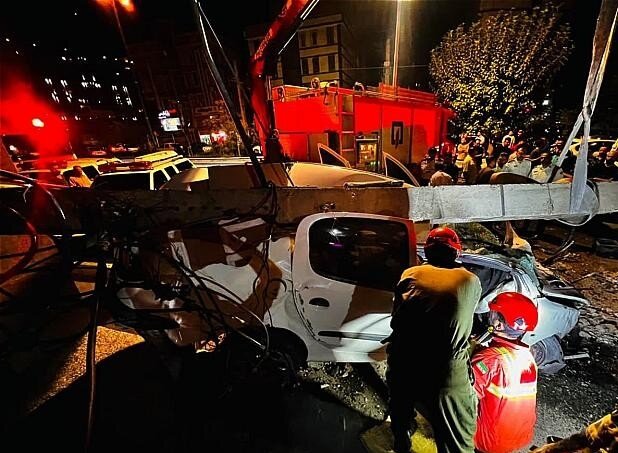 تهران تیربرق پژو ۲۰۶ را در غرب تهران له کرد